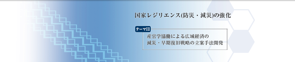 戦略的イノベーション創造プログラム（SIP）
 国家レジリエンス(防災・減災)の強化